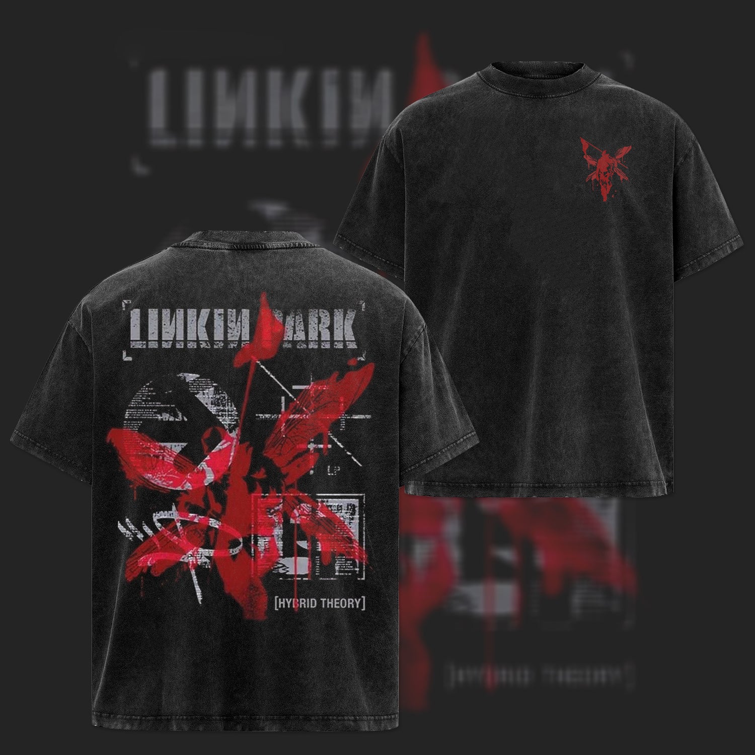 Vintage Linkin Park Hybrid Theory Symbols T-Shirt & hoodie