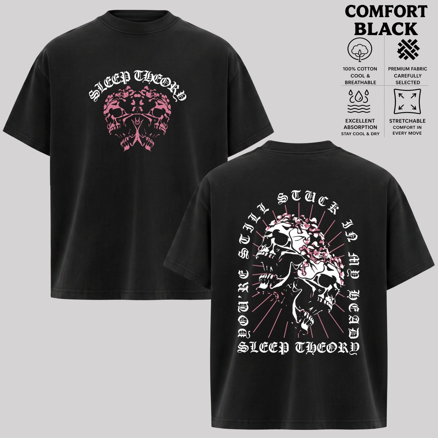 Vintage Sleep Theory Skulls T-shirt & Hoodie