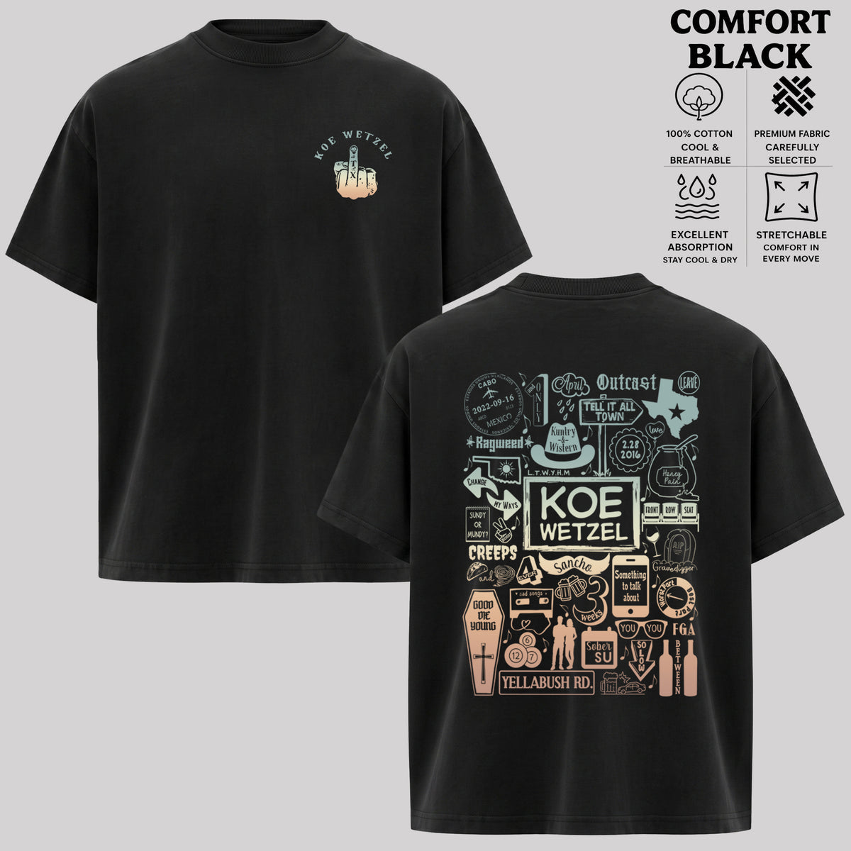 Vintage Koe Wetzel Sweet Dreams Shirt & Hoodie