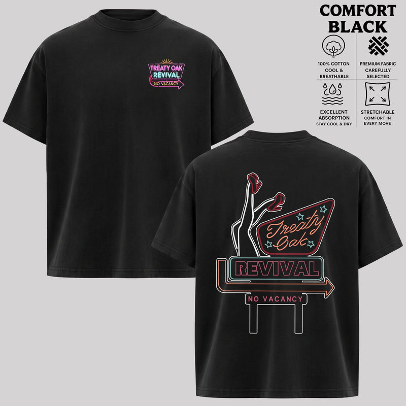 ReTro Treaty Oak Revival Band No Vacancy Double Sided T-Shirt & Hoodie
