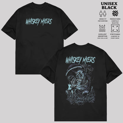 Whiskey Myers Tour Style Skull Graphic Shirt & Hoodie