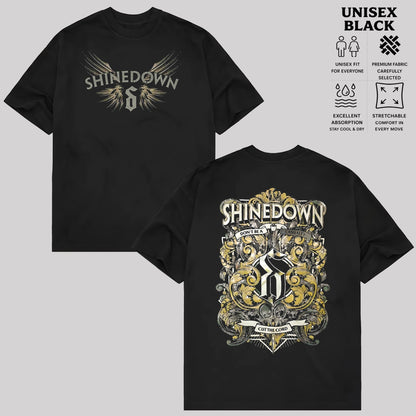 Vintage Shinedown Ornamental Scissors T-Shirt & Hoodie