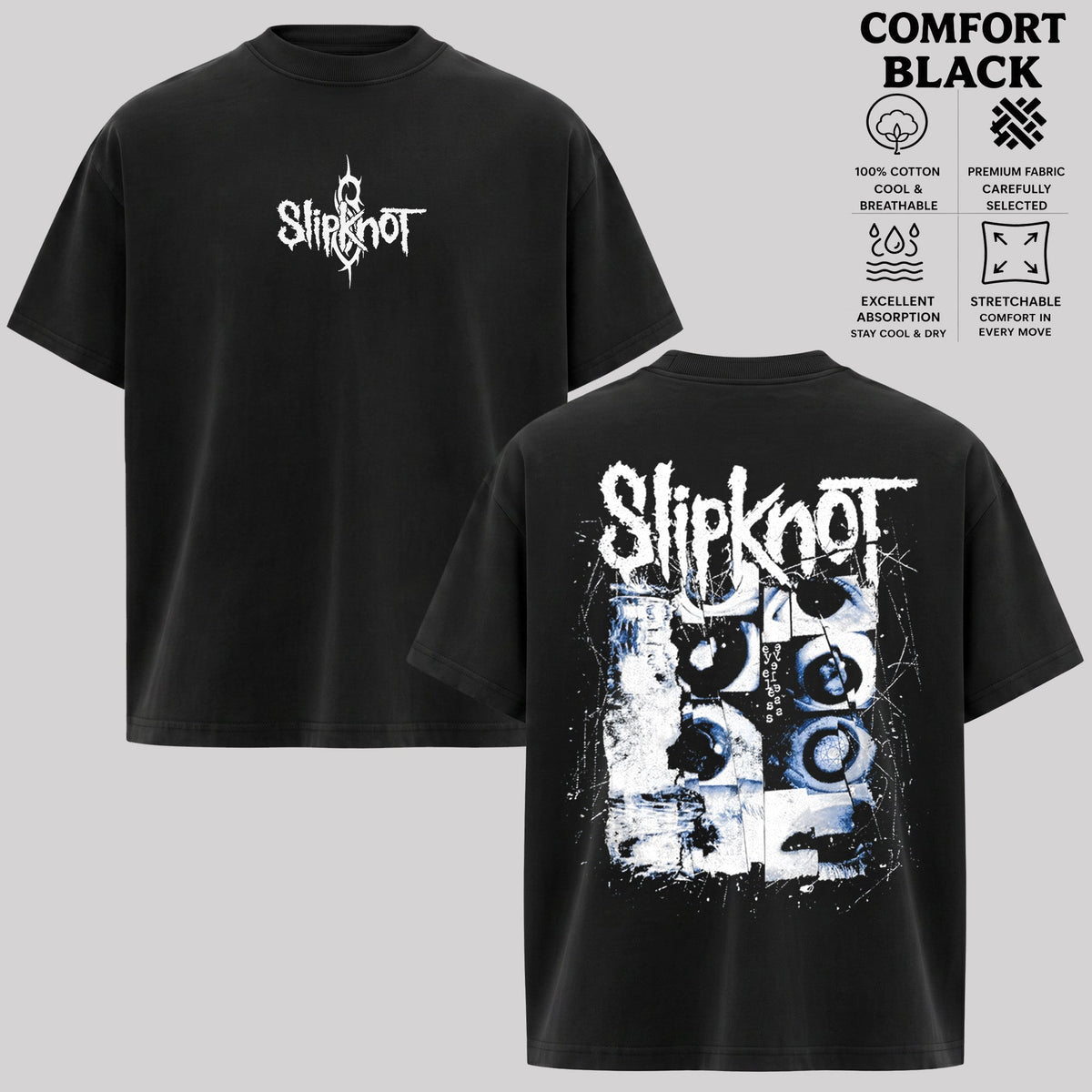 Vintage Mens Slipknot Eyeless Graphic T-shirt & hoodie