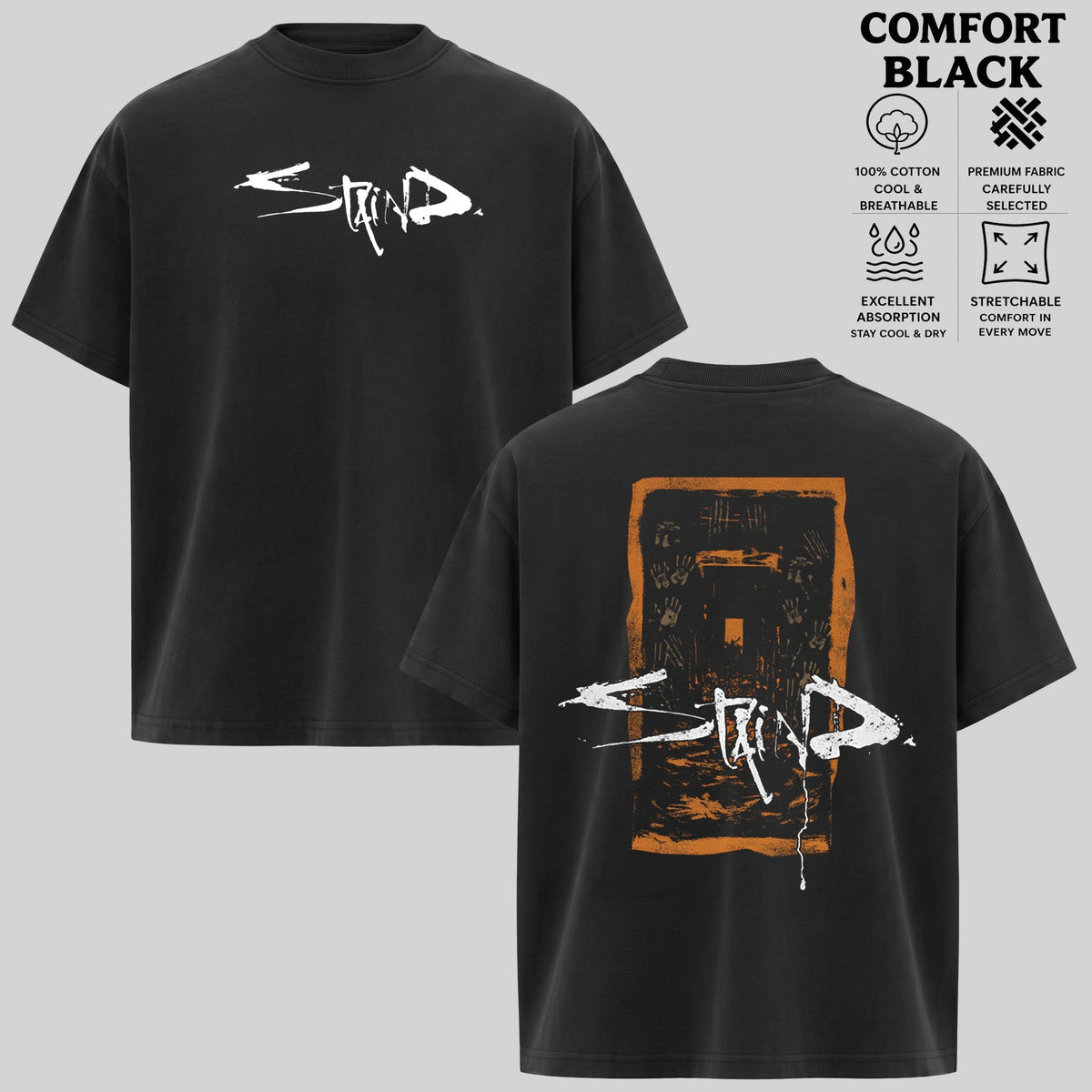 Retro Staind Confessions of the Fallen Hands T-Shirt  & Hoodie