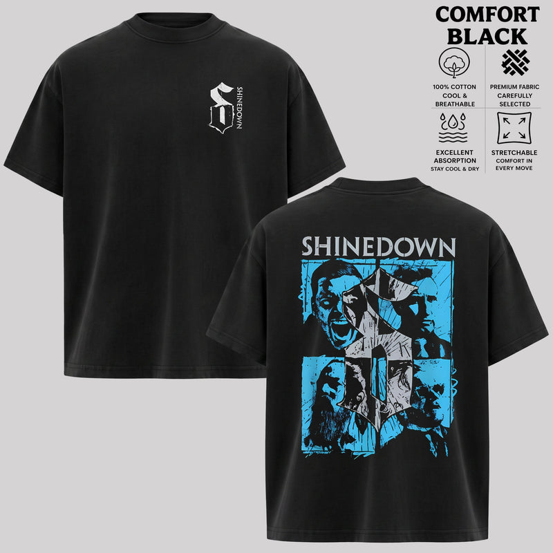 Vintage Shinedown Band Quadrant poster T-Shirt & Hoodie