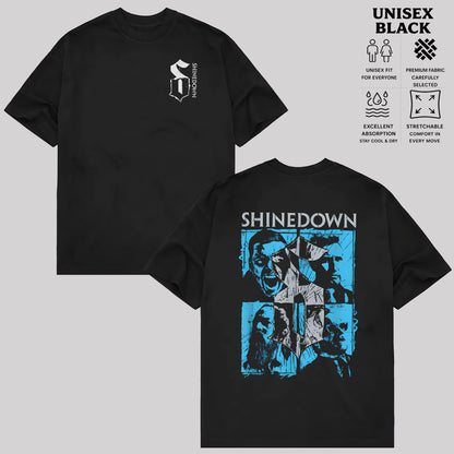 Vintage Shinedown Band Quadrant poster T-Shirt & Hoodie