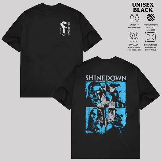 Vintage Shinedown Band Quadrant poster T-Shirt & Hoodie