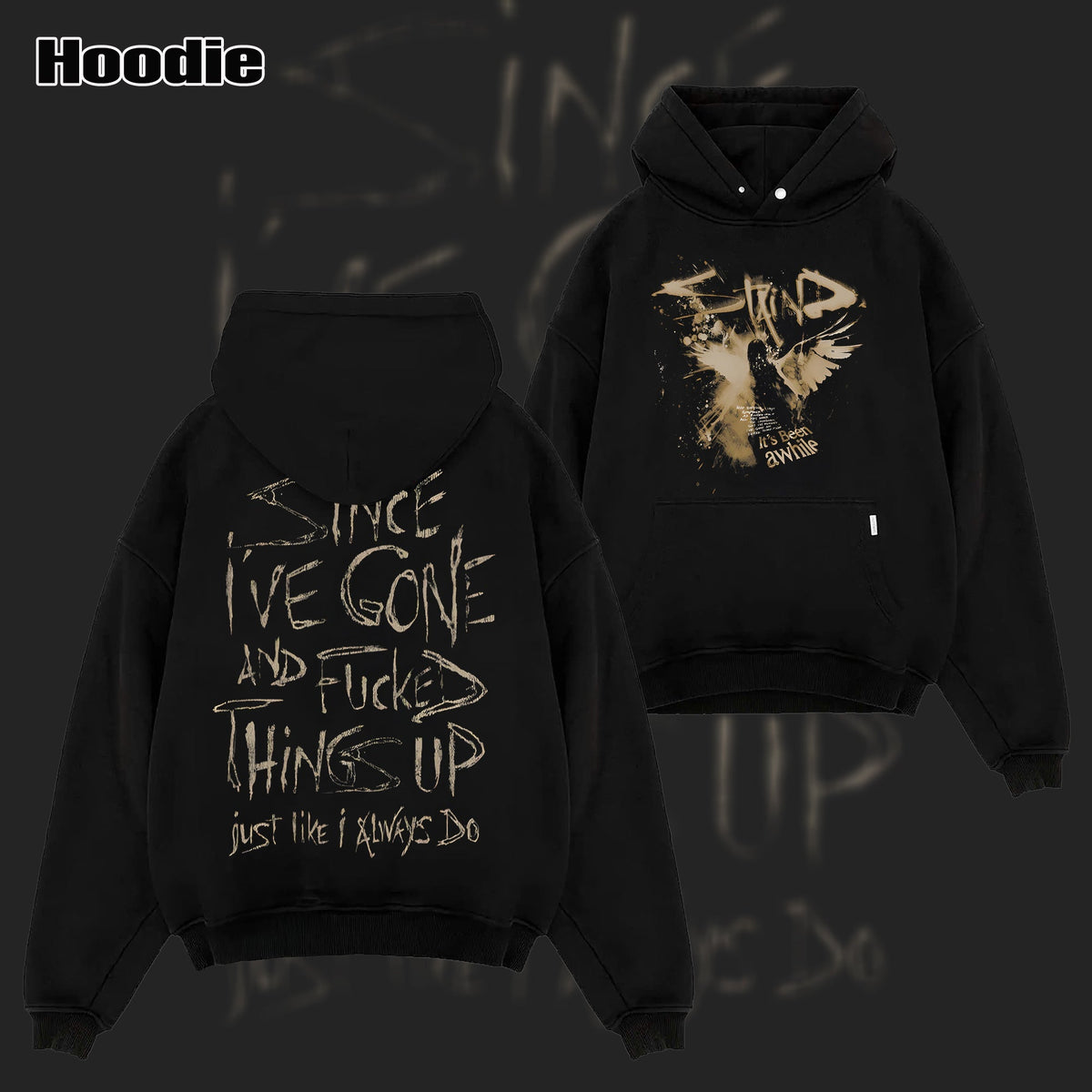 Retro Staind Band Angel Wings 2 side T-shirt  & Hoodie