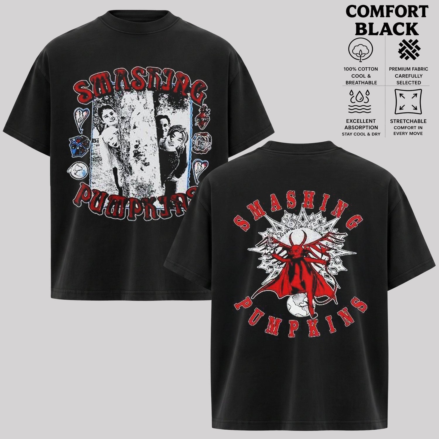 The Smashing Pumpkins Vintage Red Bug T-Shirt & Hoodie
