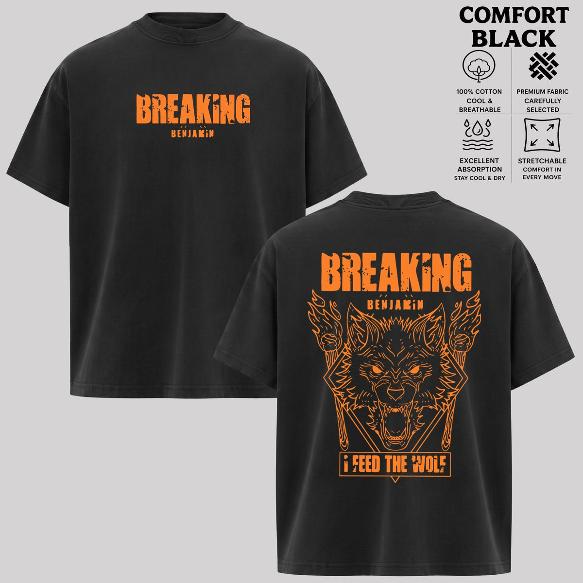 Vintage Breaking Benjamin I Feed The Wolf T-Shirt & Hoodie