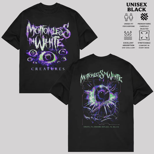 Retro Motionless In White Sign Of Life Eye T-Shirt , MIW T-Shirt & Hoodie.
