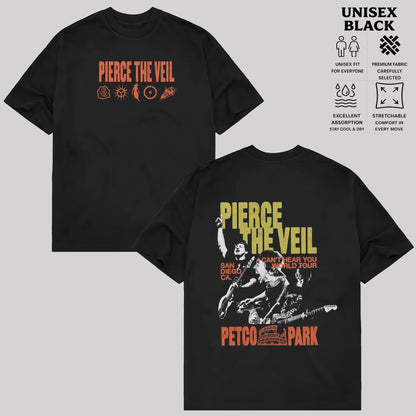 Pierce the Veil Petco Park Concert Poster Graphic T-Shirt & Hoodie