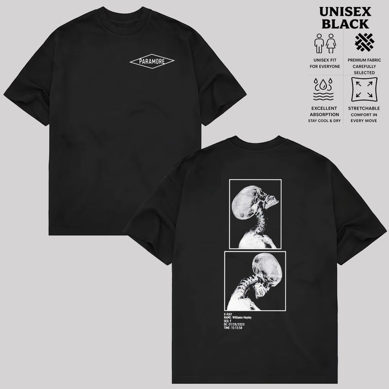 Paramore X-Ray Skeleton Graphic T-Shirt & Hoodie