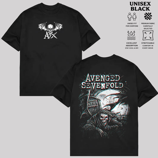 Avenged Sevenfold The Nightmare Is Red Tour  T-shirt & Hoodie