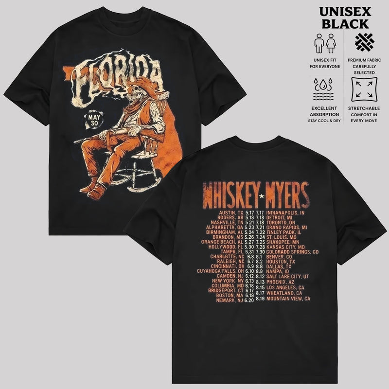 Whiskey Myers Soundwaves Bridgeport CT 2026 Concert Tour T-Shirt & Hoodie