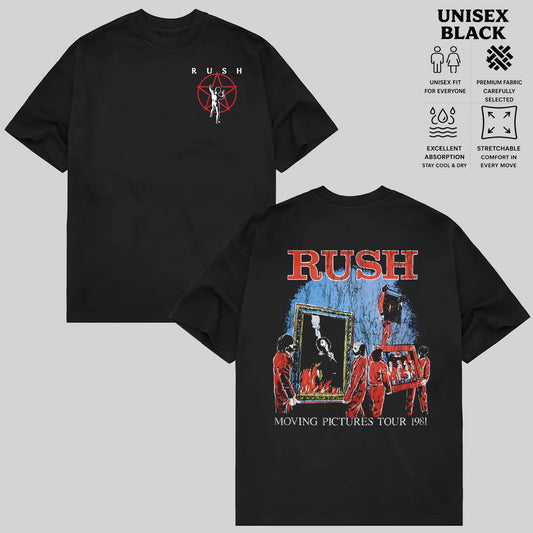 Rush Moving Pictures Tour 1981 T-Shirt & Hoodie