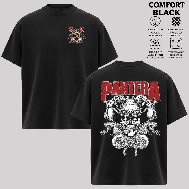 Pantera Cowboys From Hell Skull Graphic T-Shirt & Hoodie