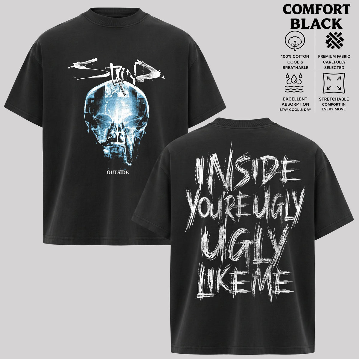 Retro Staind Outside 2 side T-Shirt & Hoodie