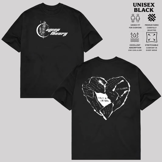 Sleep Theory Paper Hearts T-shirt & Hoodie