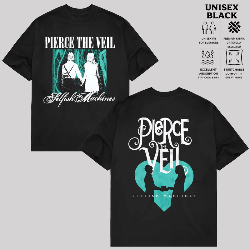 Pierce the Veil Selfish Machines Graphic T-Shirt & Hoodie