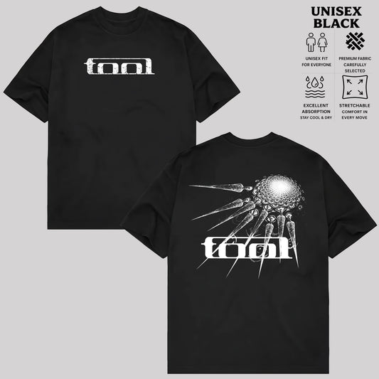 Vintage Tool Band Glass Art by Syed Montoya T-shirt & hoodie