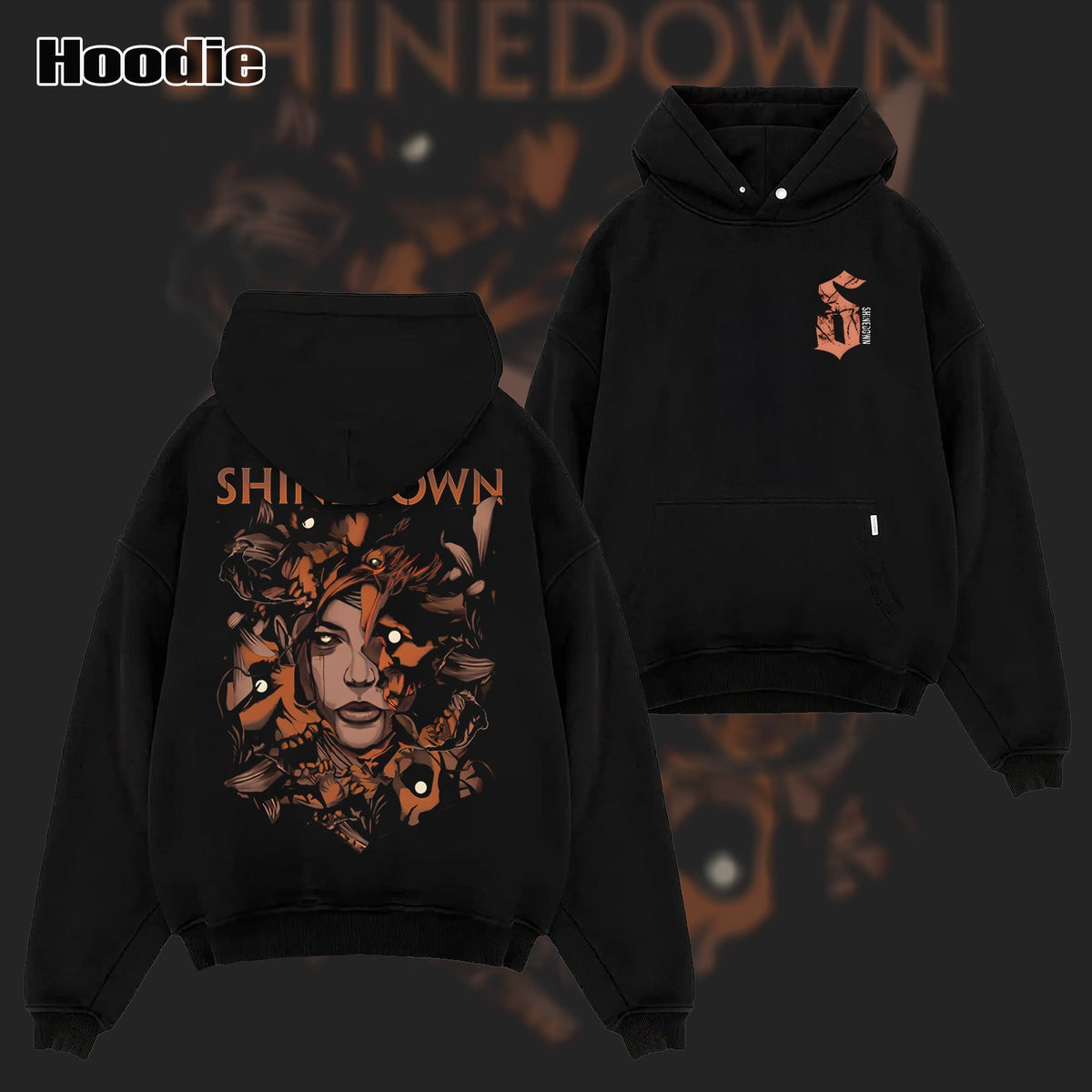 Vintage Shinedown My Monsters Are Real by Wildner Lima T-shirt & Hoodie