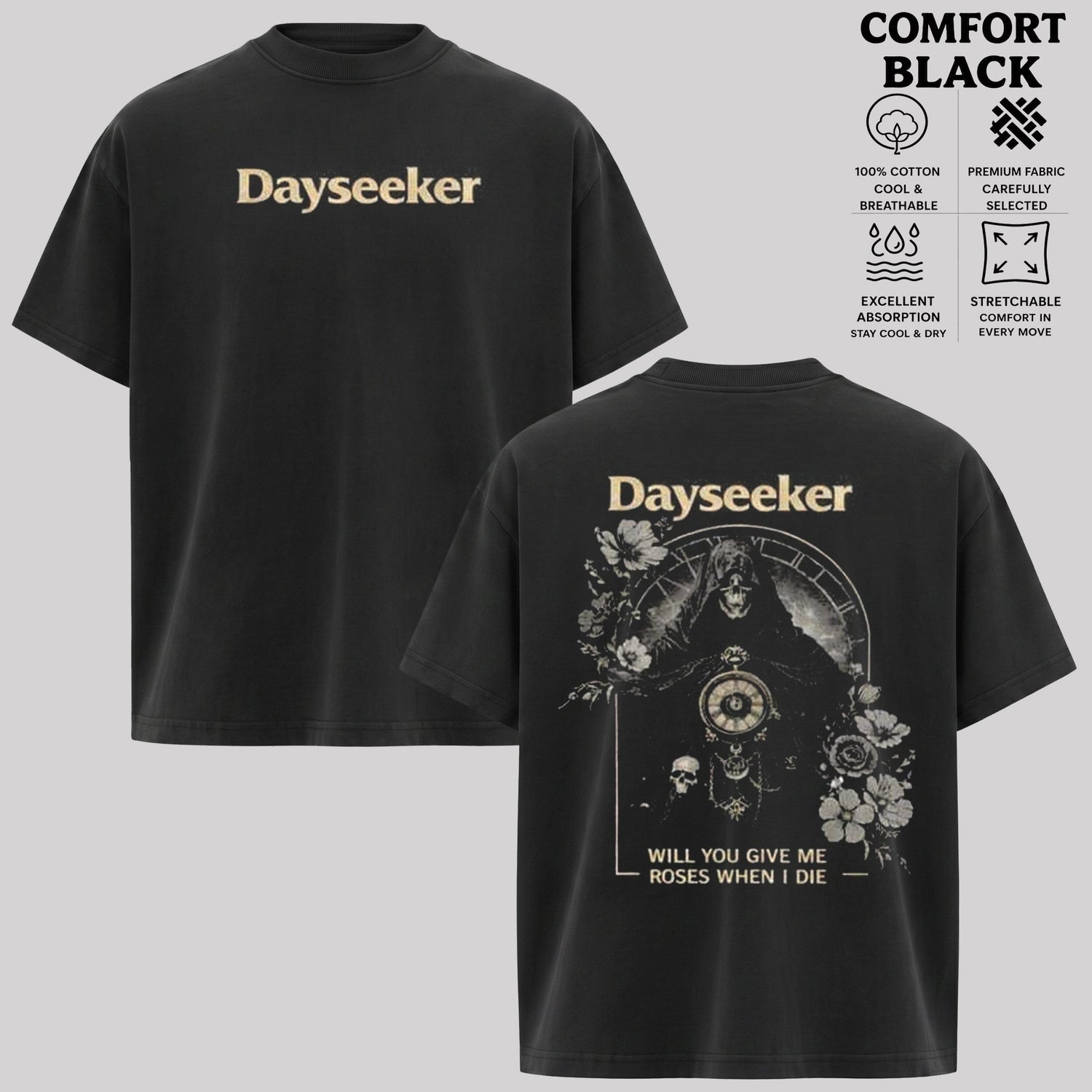 Dayseeker Will You Give Me Roses When I Die Graphic T-Shirt & Hoodie