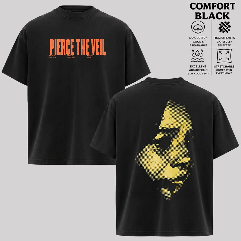 Pierce the Veil Post Hardcore Band Portrait Graphic Shirt & Hoodie