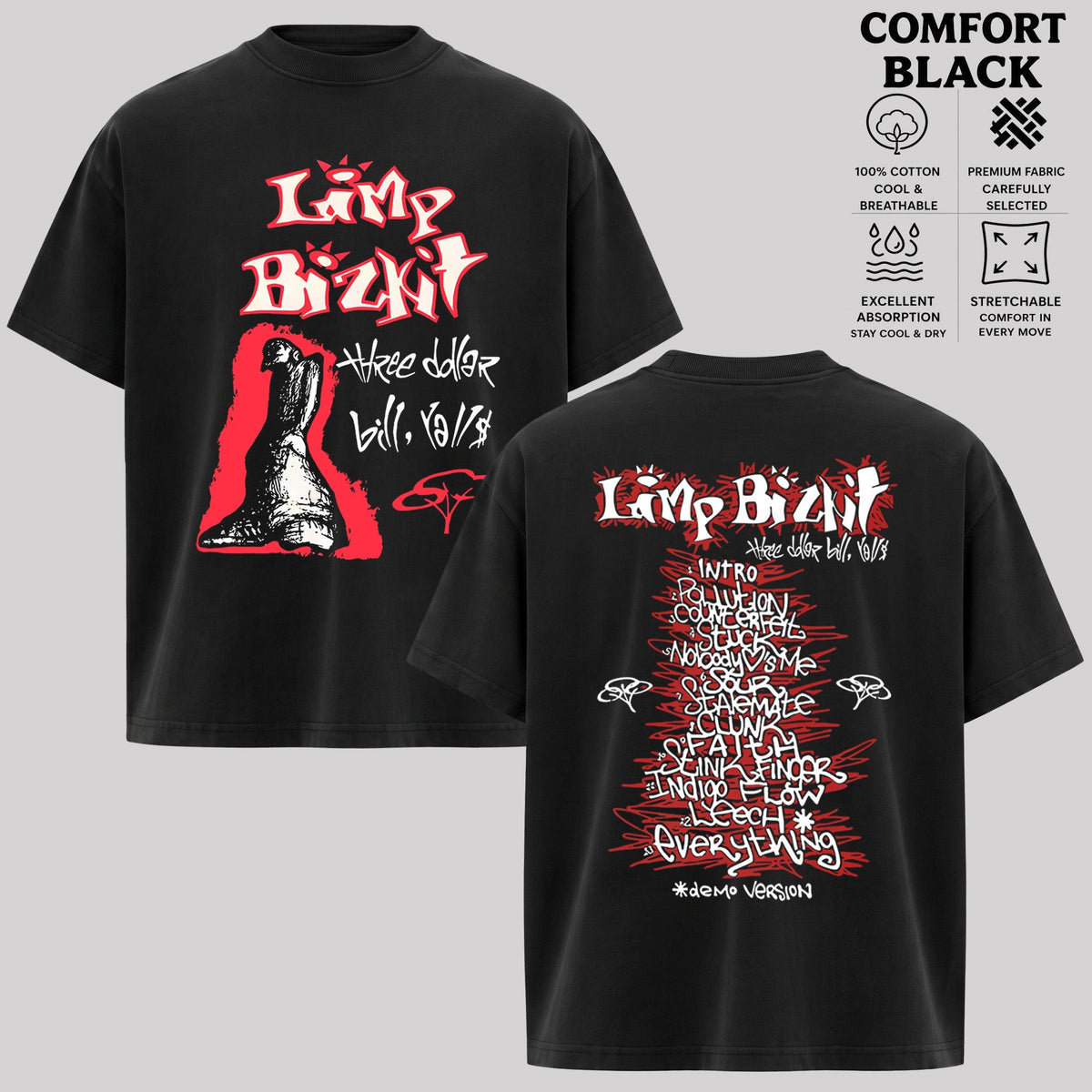Retro Vintage 1997 Limp Bizkit T Shirt & Hoodie