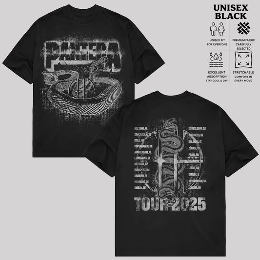 Pantera Tour 2025 Graphic T-Shirt & Hoodie