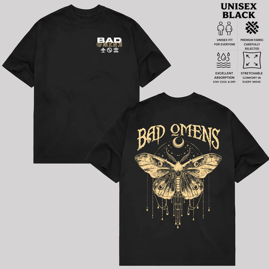 Retro Moth Design Shirt Bad Omens Band T-Shirt & Hoodie