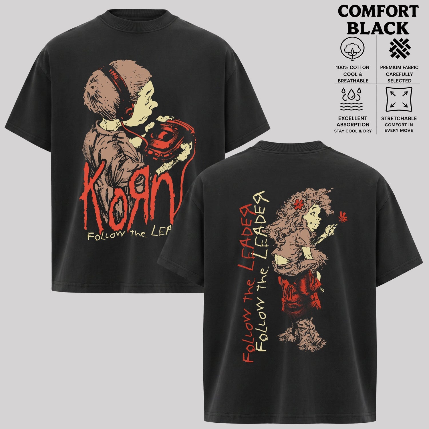 Vintage Korn Follow The Leader Shirt & Hoodie