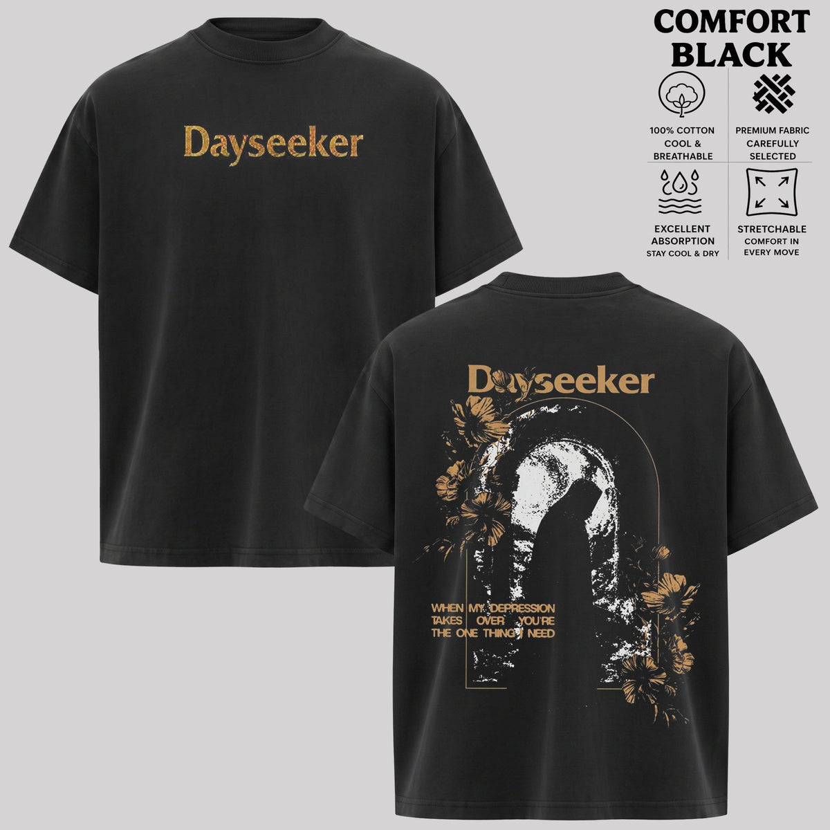 Dayseeker When My Depression Takes Over Graphic T-Shirt & Hoodie
