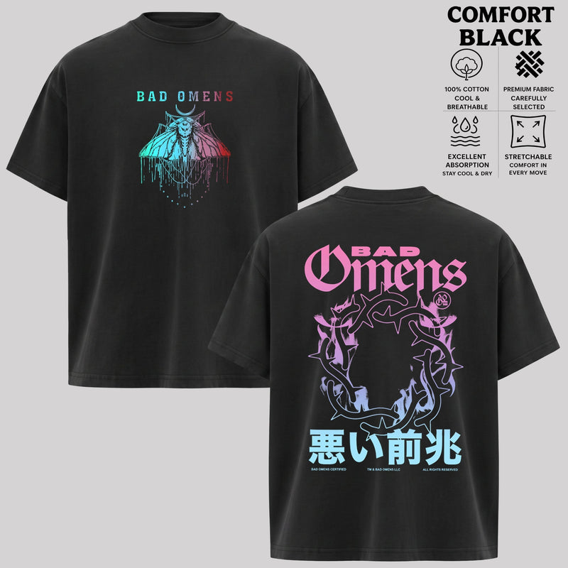 Retro Bad Omens Thorn Crown Boyfriend Fit Girls T-Shirt & Hoodie