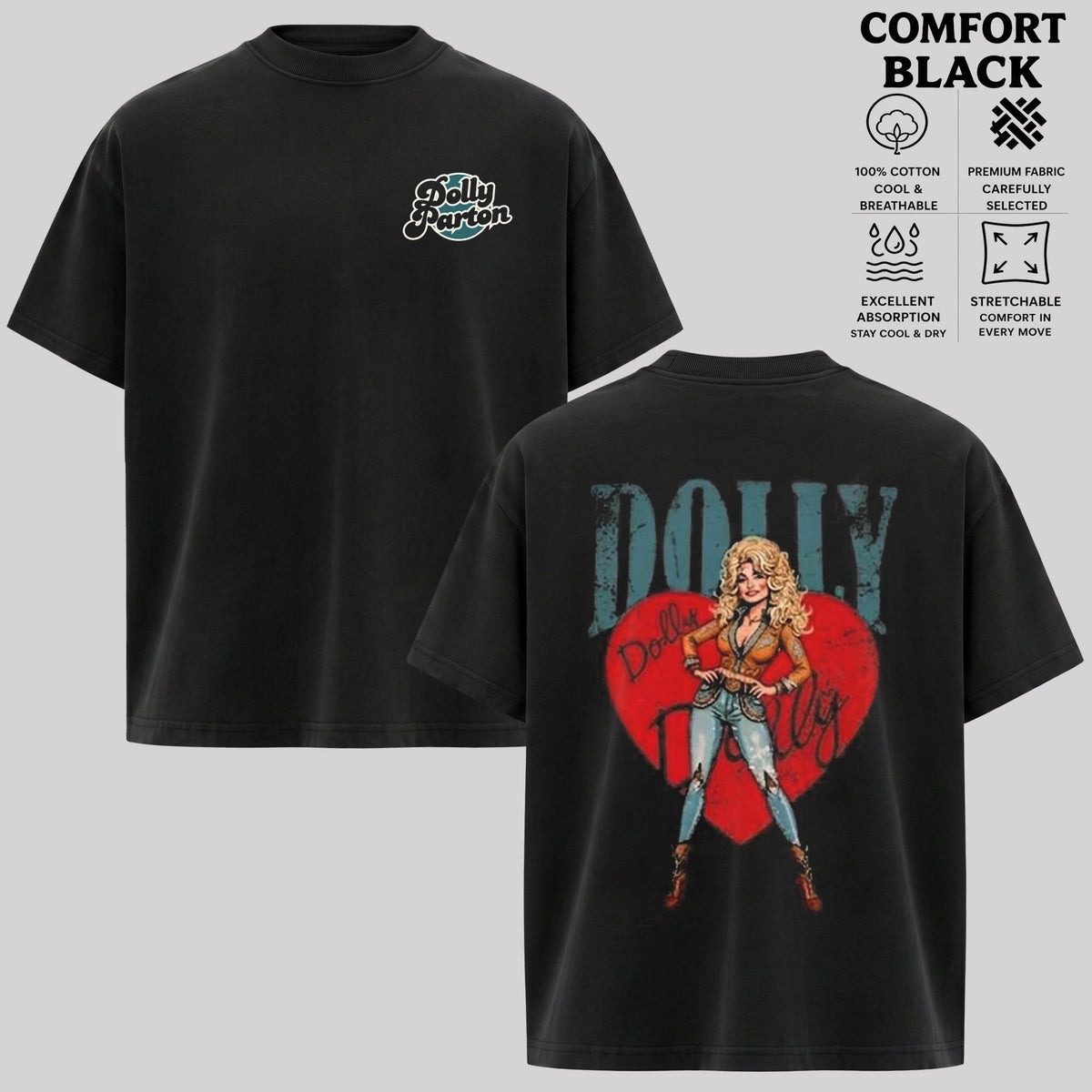 Dolly Parton Country Music T-Shirt & Hoodie