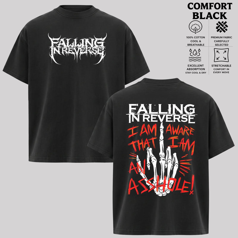 Falling In Reverse T-Shirt - 2 Sided Rock Tee shirt & hoodie