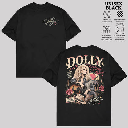 Dolly Parton Retro Graphic T-Shirt & Hoodie