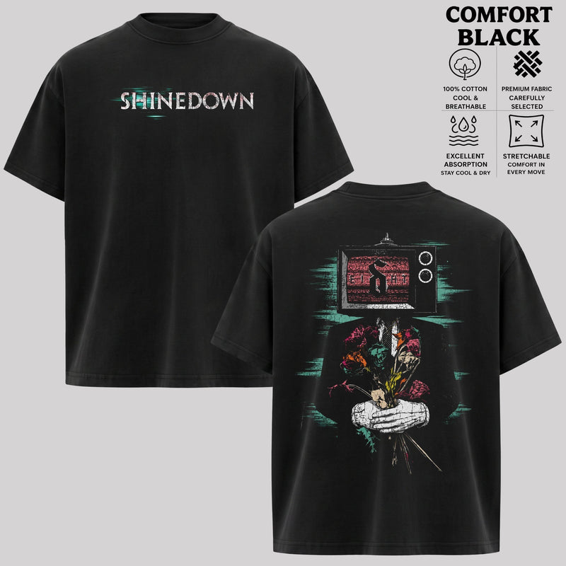 Shinedown Hard Rock Graphic T-Shirt & Hoodie