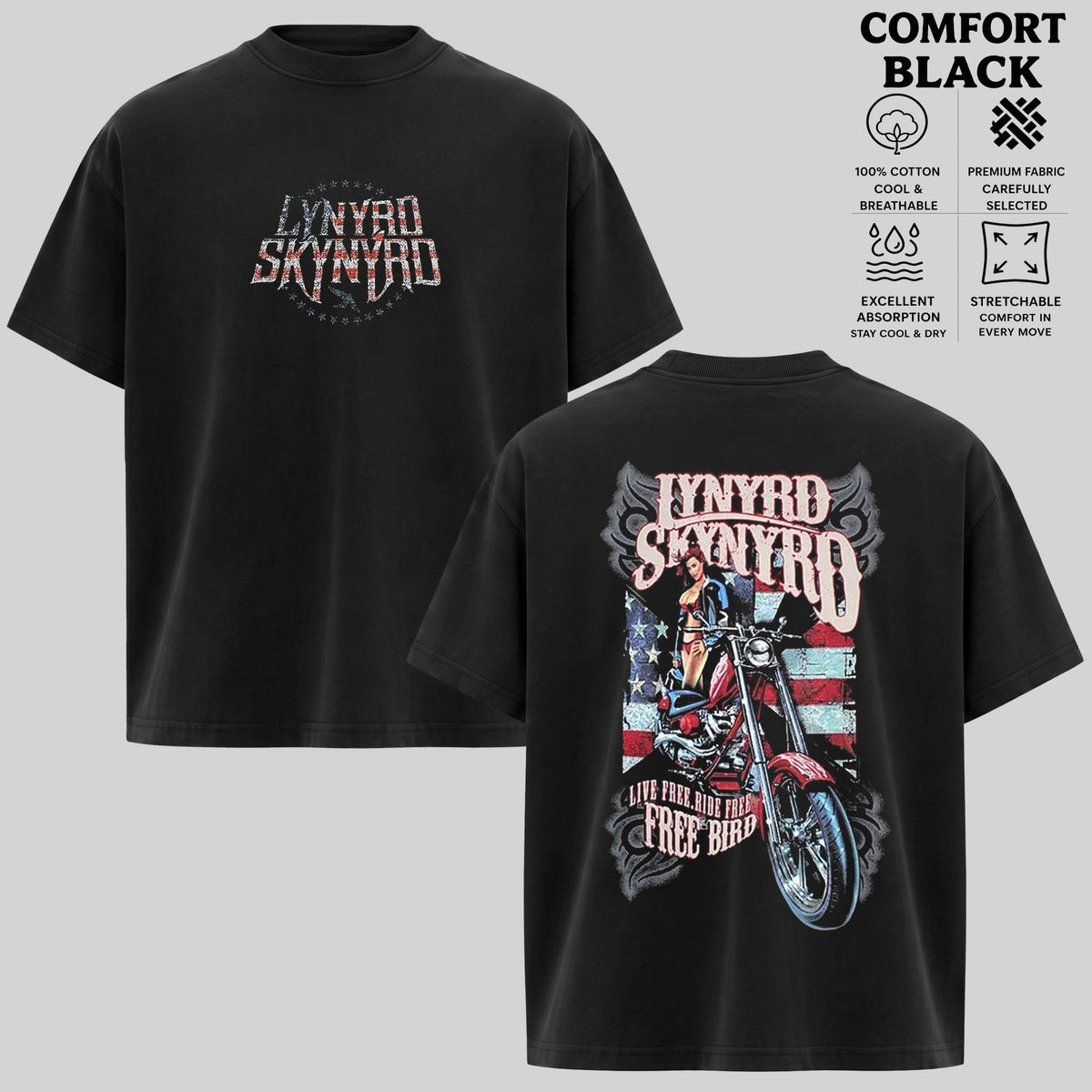 Lynyrd Skynyrd Free Bird T-Shirt & Hoodie