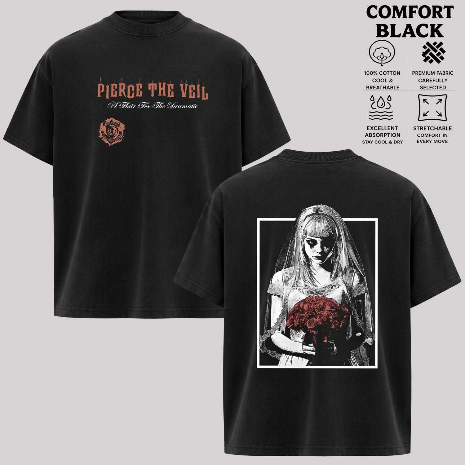 Pierce the Veil A Flair for the Dramatic Graphic T-Shirt & Hoodie