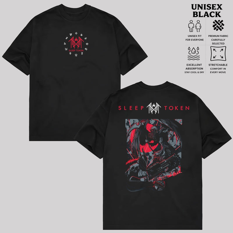 Sleep Token Crimson Reaper Graphic T-Shirt & Hoodie