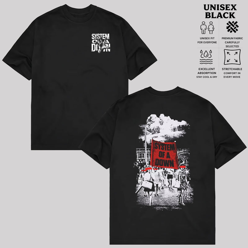 System Of A Down Protest Art T-Shirt & Hoodie