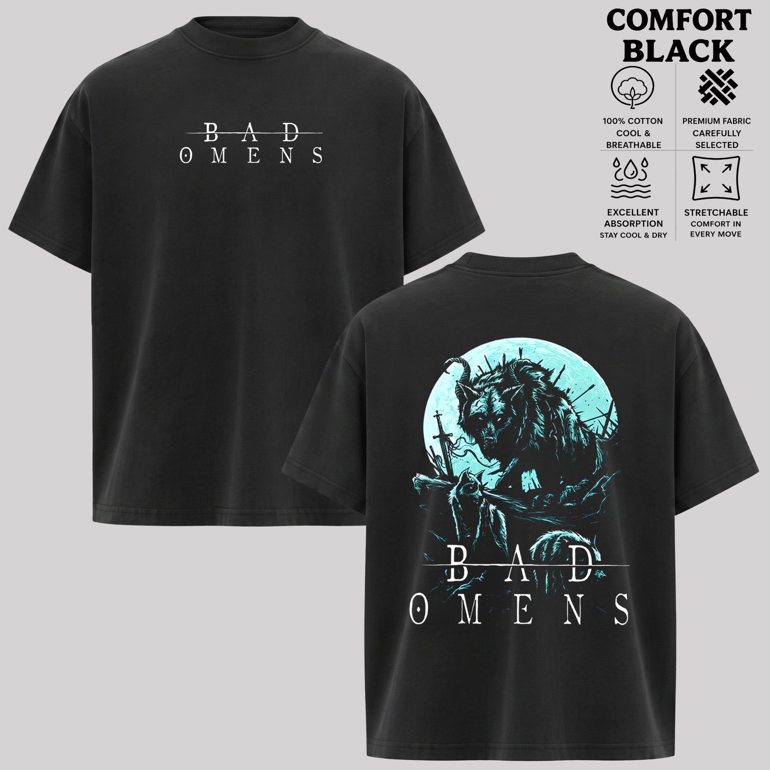 Retro Bad Omens Merch Like A Villain T-Shirt & Hoodie