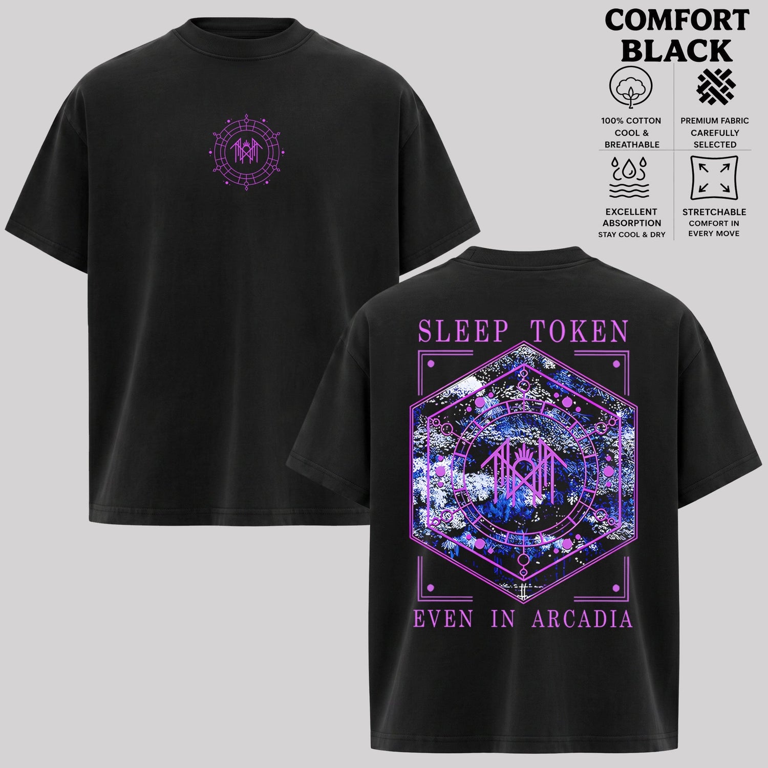 Sleep Token Even In Arcadia Graphic T-Shirt & Hoodie
