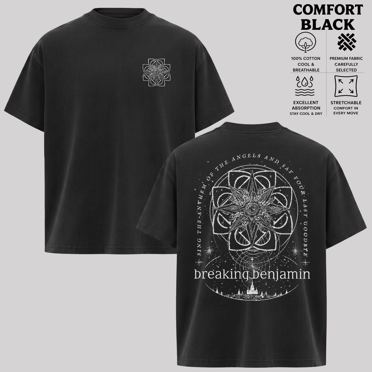 Breaking Benjamin Angel Anthem T-Shirt & Hoodie