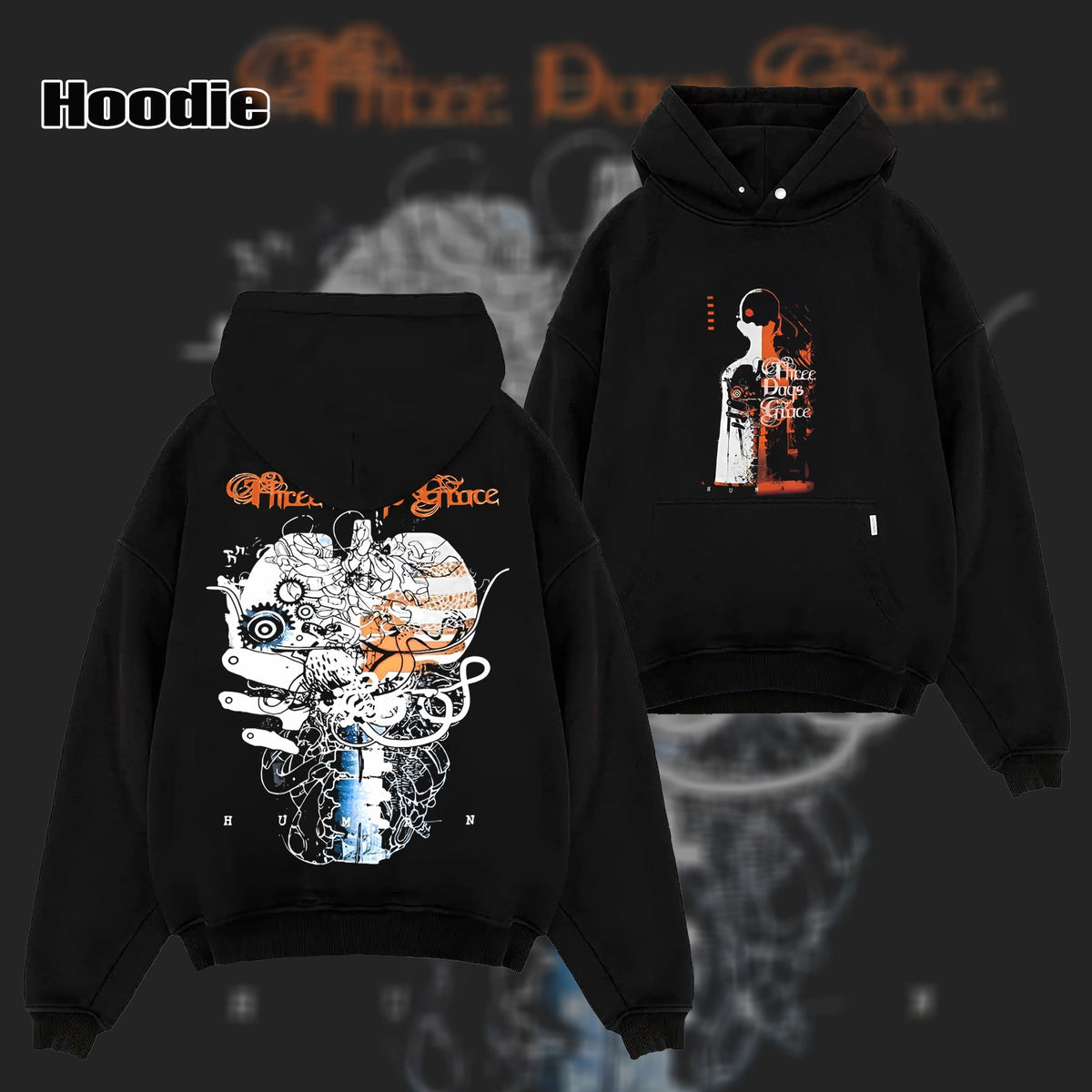 Three Days Grace Human 2015 Graphic BandT-shirt & hoodie