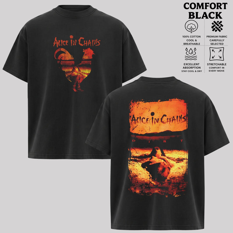 Retro Alice In Chains - Dirt Official Licensed T-Shirt & Hoodie