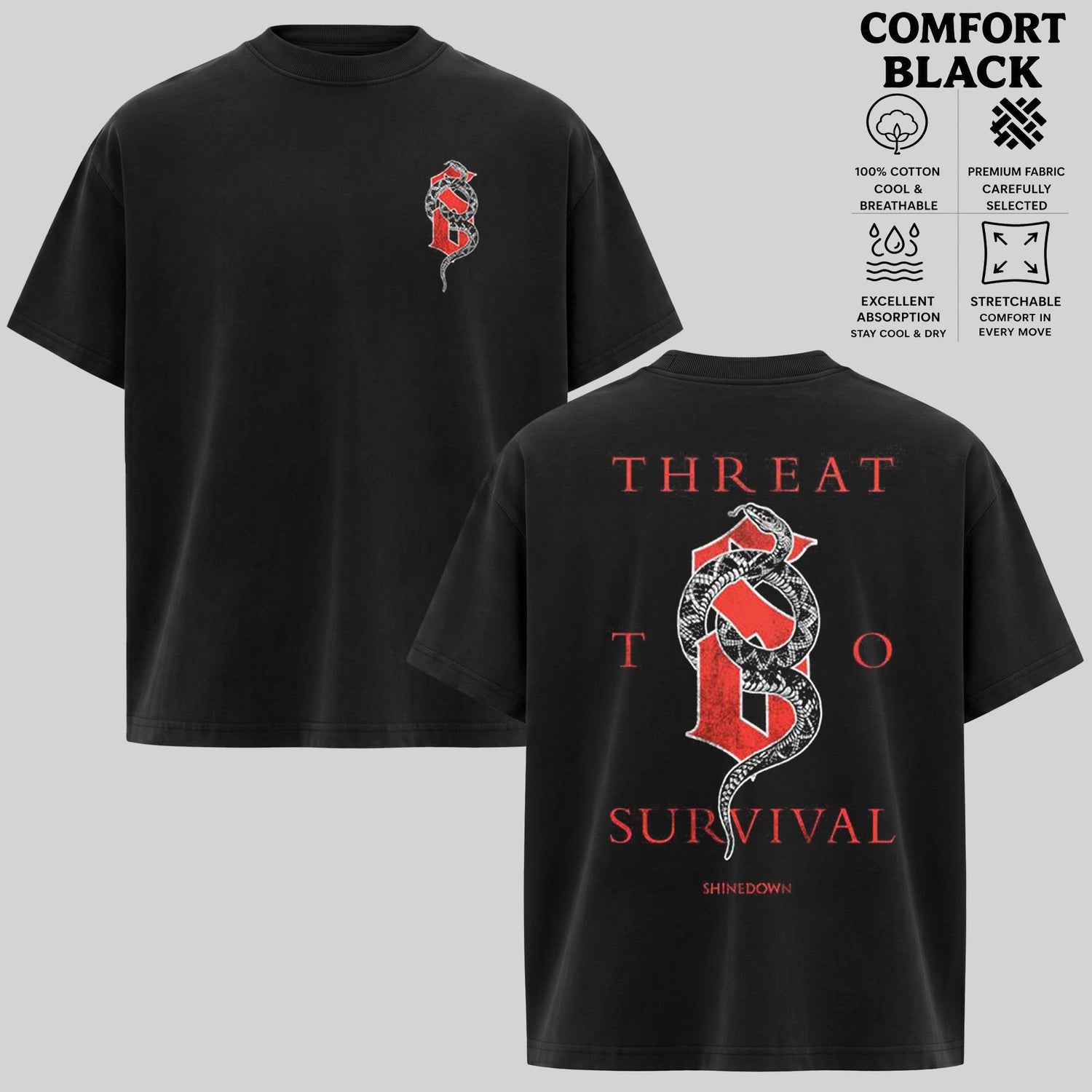 Shinedown Threat To Survival Shirt & Hoodie