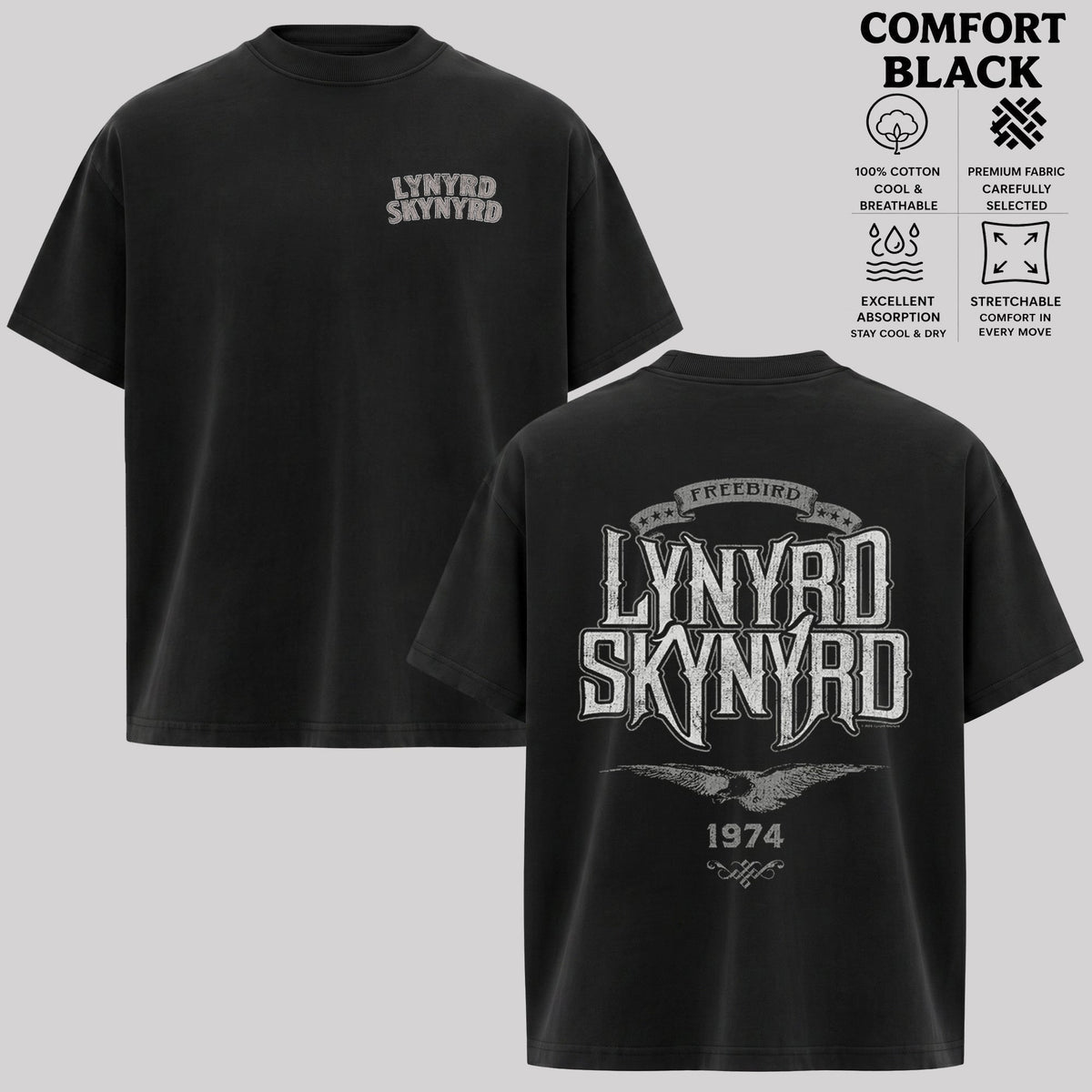 Lynyrd Skynyrd Free Bird 1974 T-Shirt & Hoodie