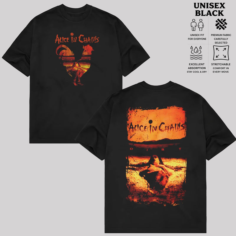 Retro Alice In Chains - Dirt Official Licensed T-Shirt & Hoodie